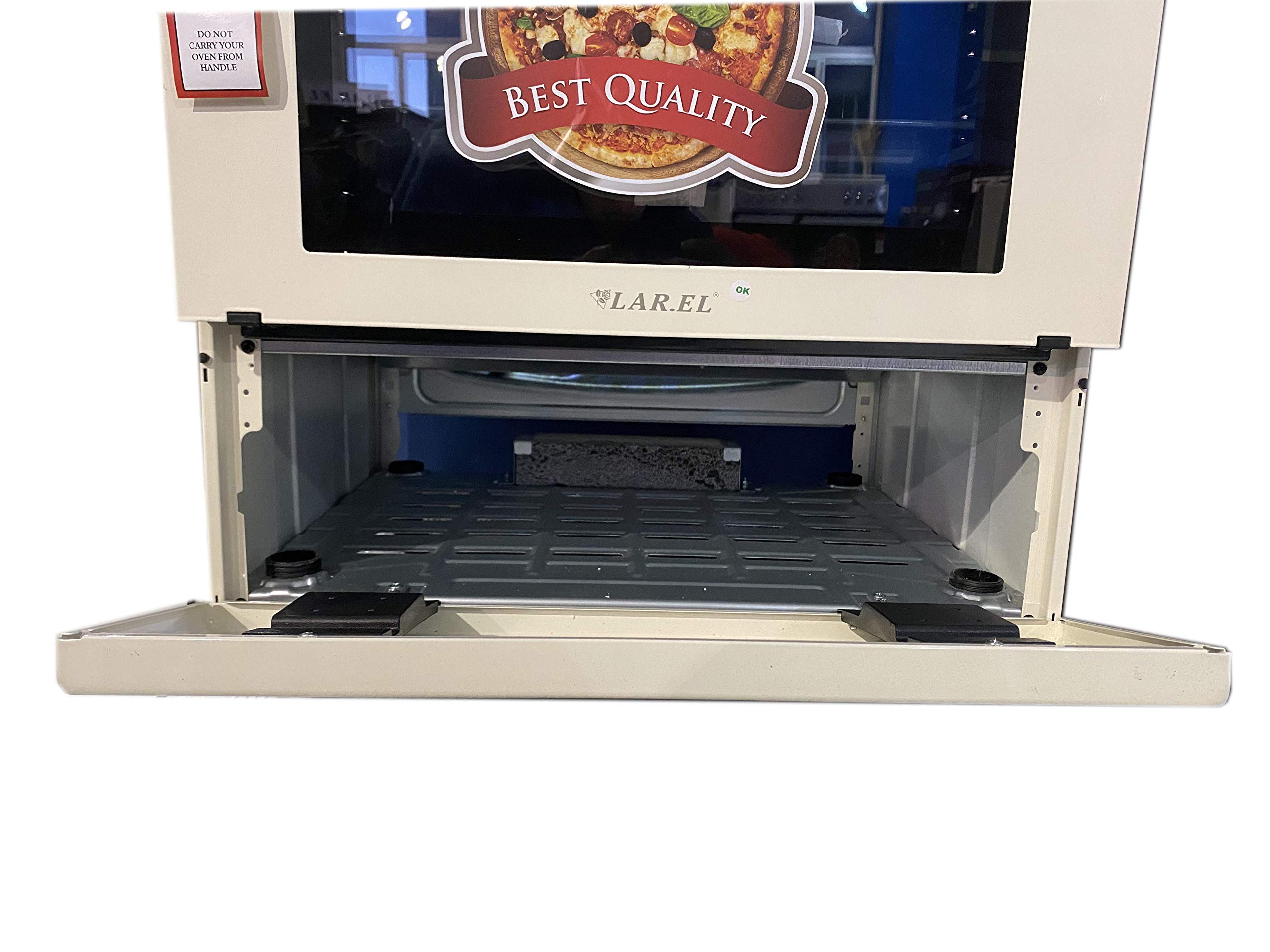 CUCINA LAREL 60X60 4 FUOCHI ACC ELET FORNO ELETTRICO VENTILATO RUSTICA GRIGLIE GHISA