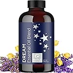 Sleep Essential Oil Blend for Diffuser - Dream Essential Oil for Diffusers Aromatherapy and Wellness with Ylang-Ylang Clary Sage Roman Chamomile and Lavender Essential Oil for Nighttime Support 4oz