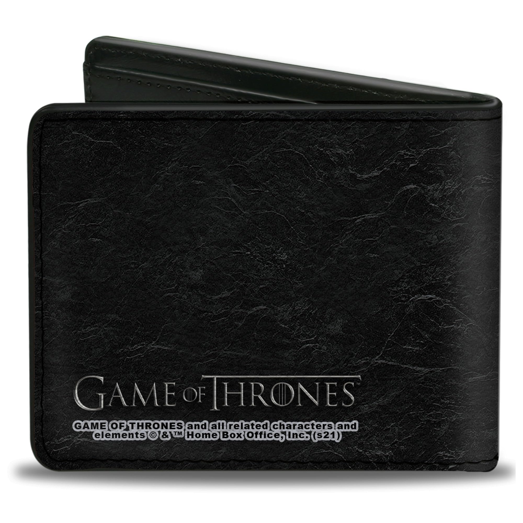 Buckle-Down Men's Wallet Bifold PU Game of Thrones House Lannister Rampant Lion Sigil, 4.0