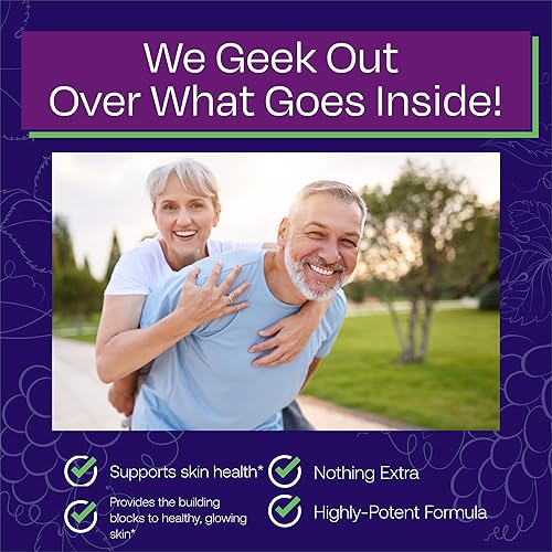 Miniatura 6 de ResVitále Collagen Enhance - Suplemento de belleza con ácido hialurónico y resveratrol - 60 cápsulas