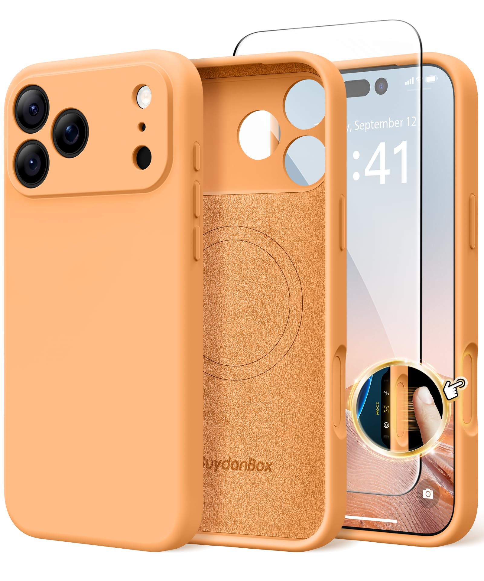 Magnetic for iPhone 18 Pro Max/iPhone 17 Pro Max Case Silicone