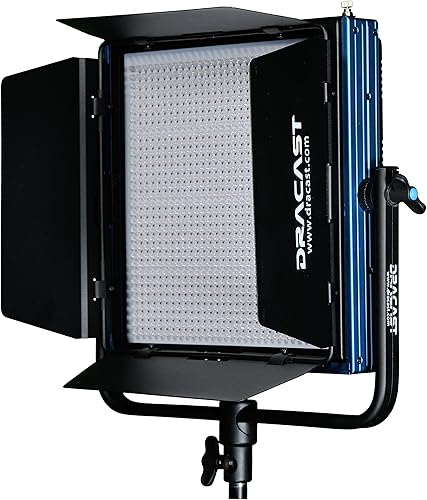 Miniatura 7 de Dracast Pro Series LED1000 Panel de luz de video LED bicolor con placa de batería de montaje dorado