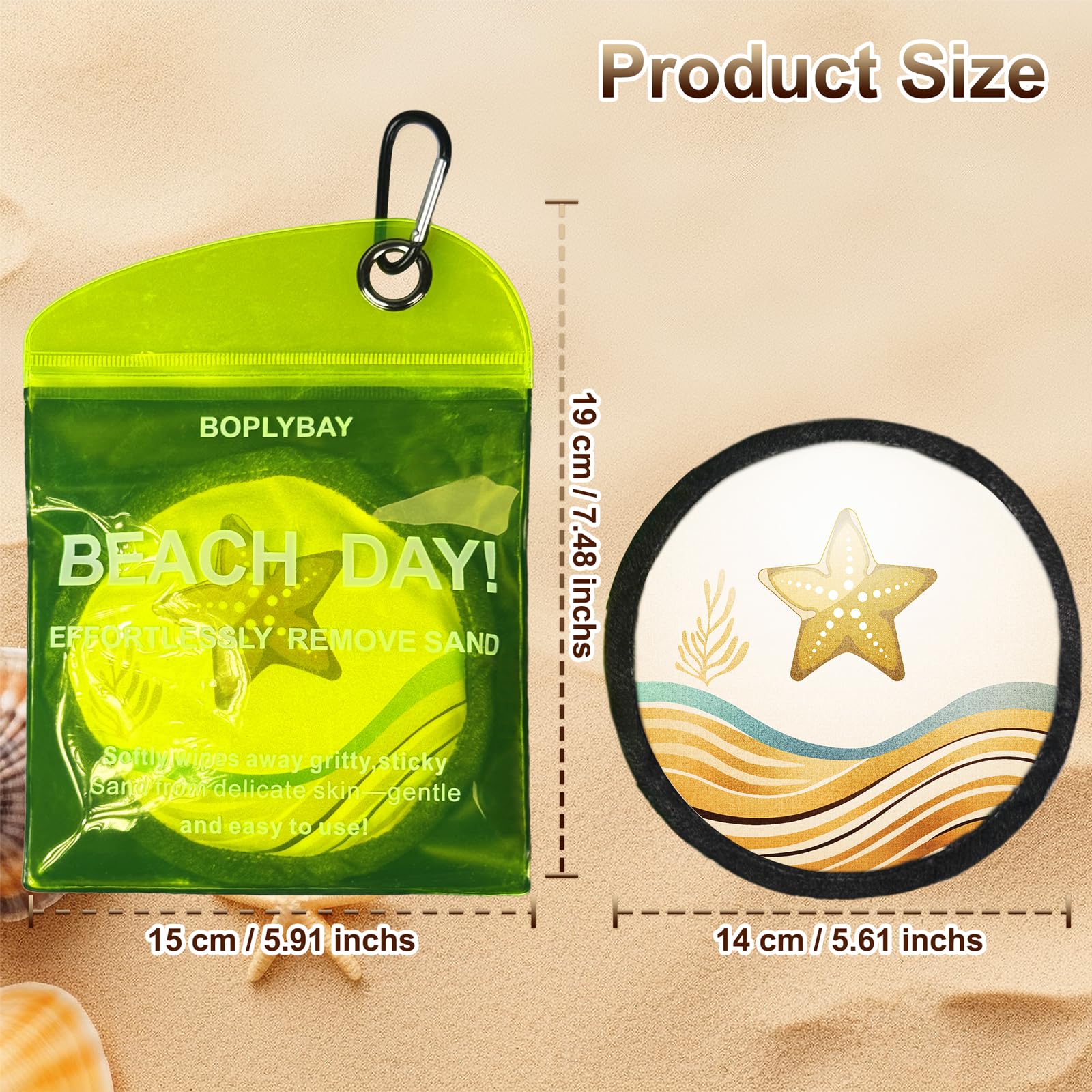 Bolsa quitaesmalte natural para playa y viajes, aloe, avena y vitamina E en polvo, sin talco, hipoalergénica y sin agua, regalo ecológico reutilizable para pieles sensibles