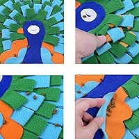 Vista 4 de Vedem Alfombrilla de olfato para animales pequeños, alfombrillas de forrajeo, juguete de alimentación interactiva, conejo, cobaya, rata, hámster