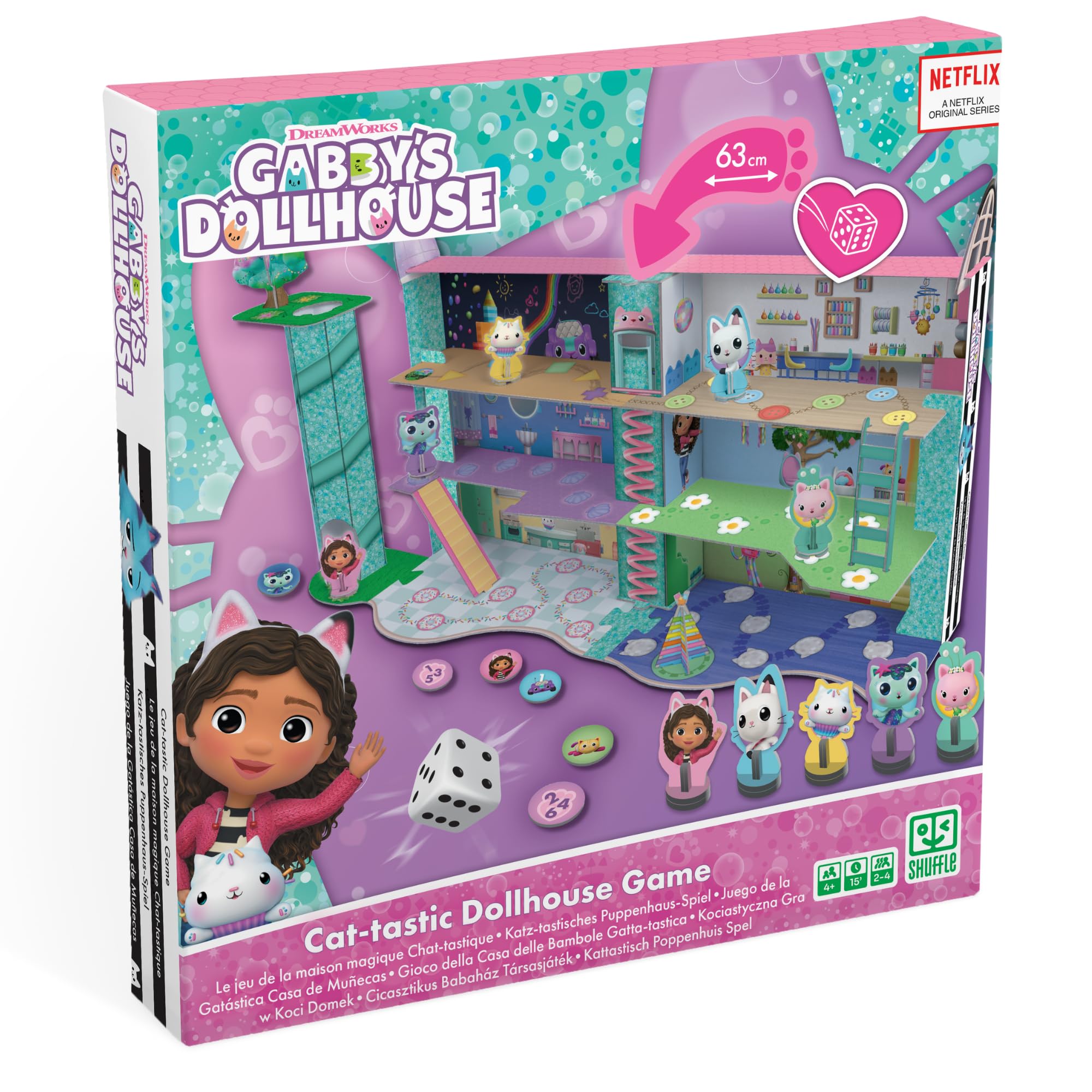 Shuffle Gabby´s Dollhouse - Juego de la Gatástica Casa de Muñecas