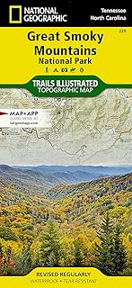 Great Smoky Mountains National Park Map (National Geographic Trails Illustrated Map, 229)
