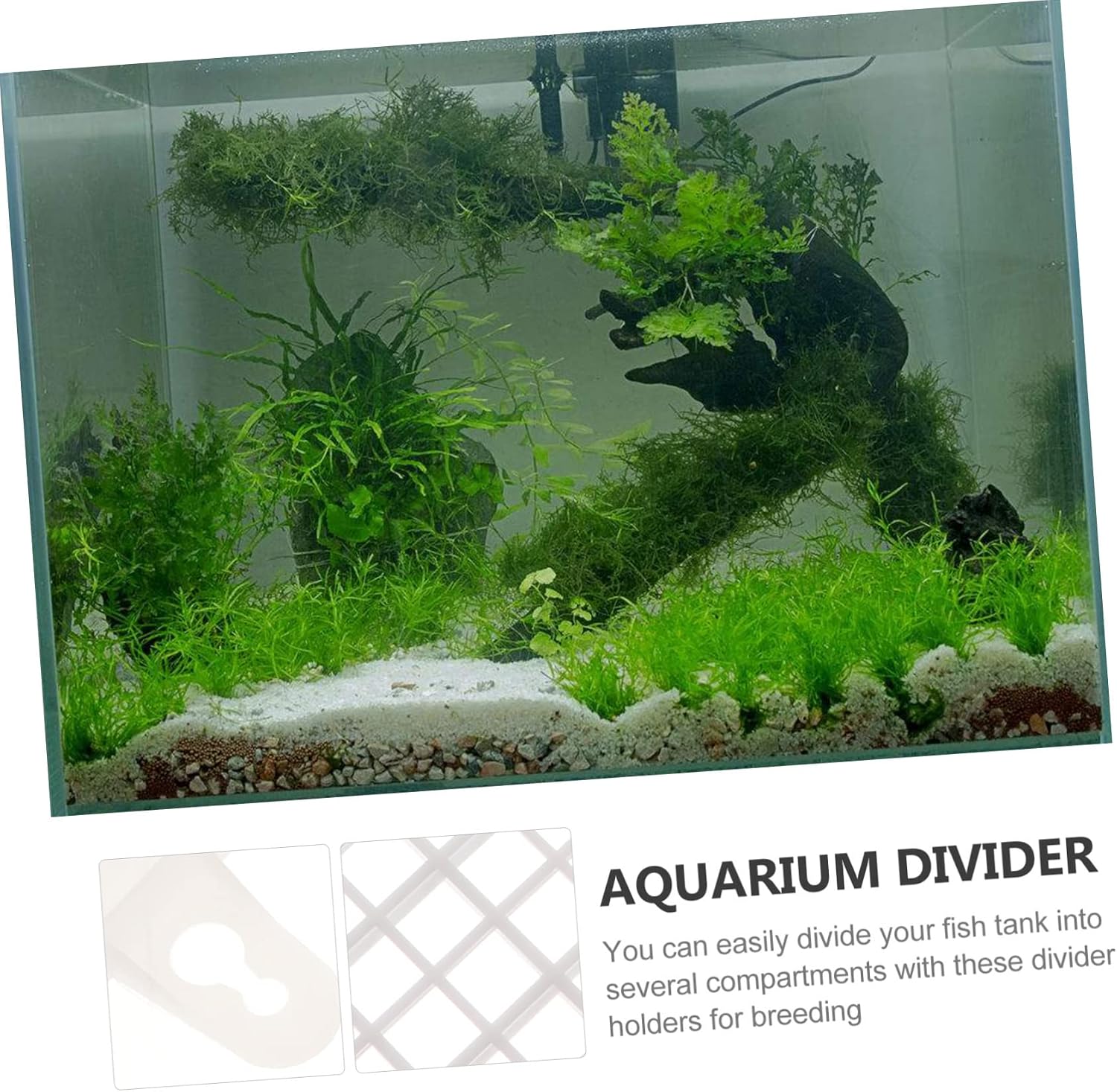 VICASKY 1set Fish Tank Divider Grid Isolation Board Cups for Breeding and Fish Separation Aquarium Divider for Enhanced Survival Rates