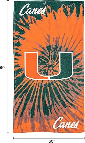 Vista 24 de Northwest NCAA Texas Tech Red Raiders - Toalla de playa, 30 x 60 pulgadas, psicodélico Psychedelic