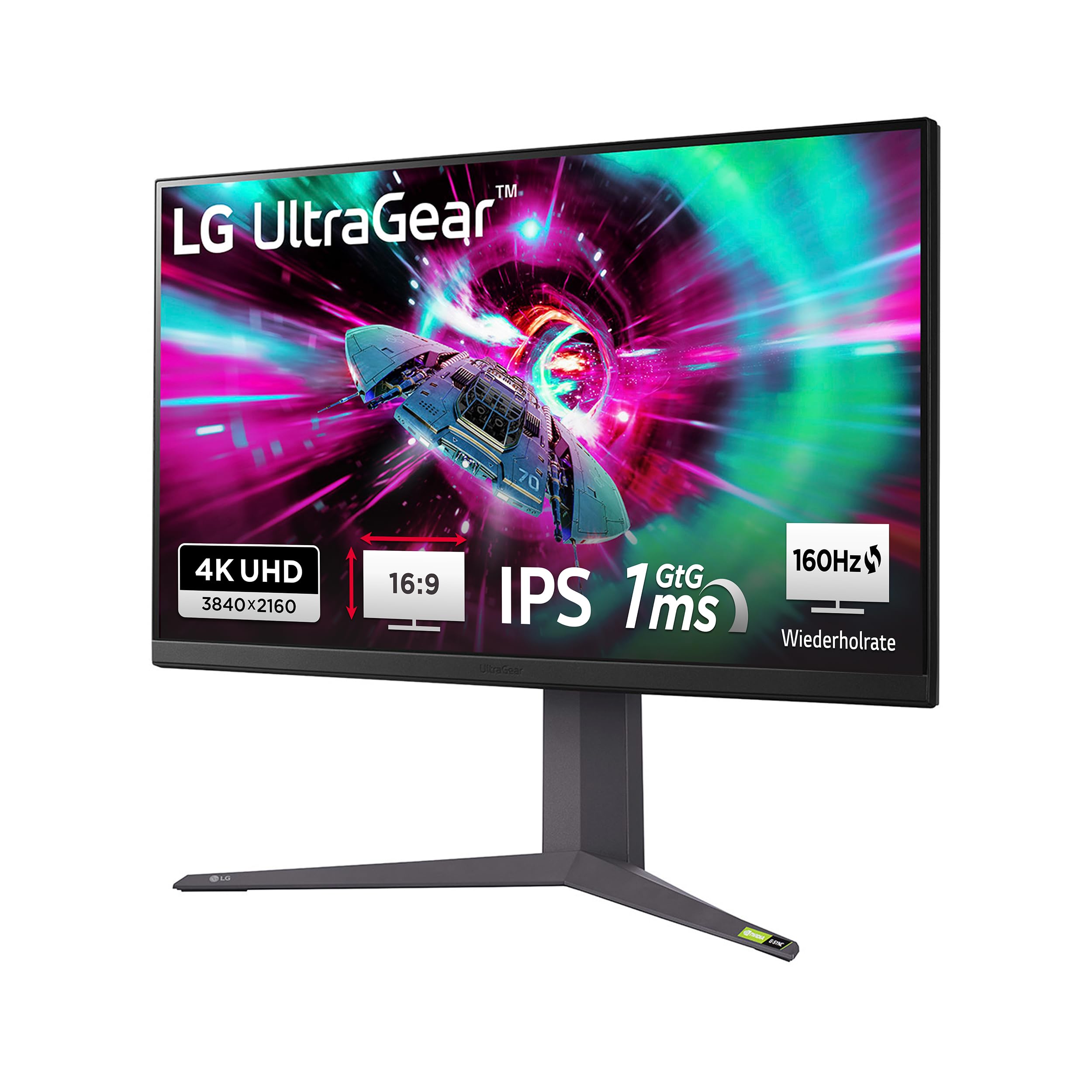 LG Electronics 32GR93U-B.AEU Ultragear™ UWQHD Gaming Monitor 32
