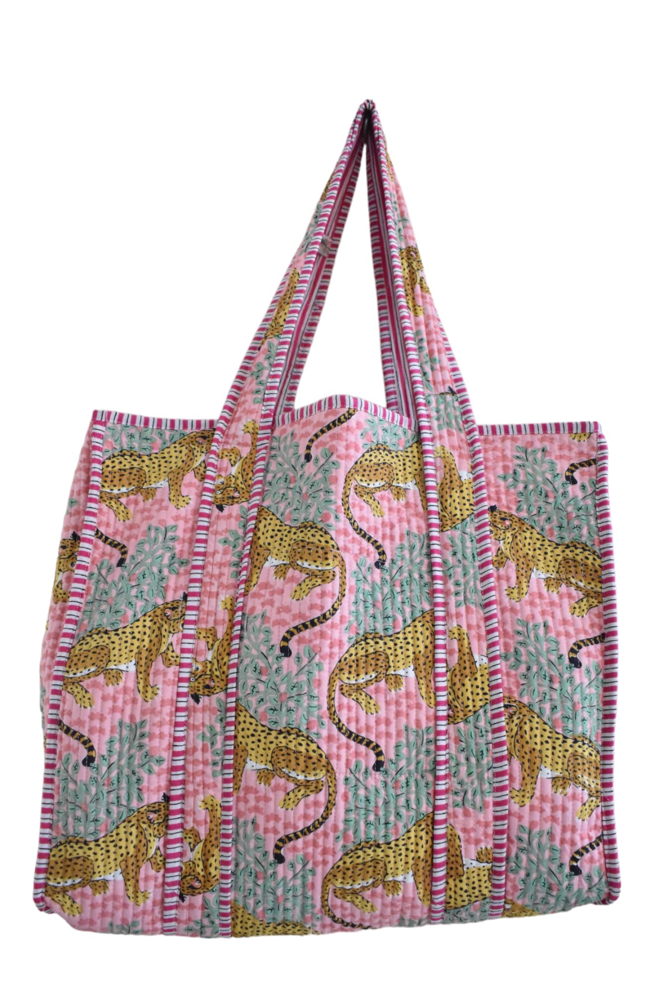 RAJBHOOMI HANDICRAFTS Women’s 100% Cotton Lightweight Shoulder Tote Bag with Interior Poeckt Casual Handbag for Women