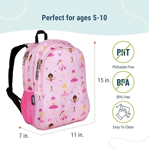 Miniatura 3 de Wildkin - Mochila infantil de 15 pulgadas, Viajar, Bailarina