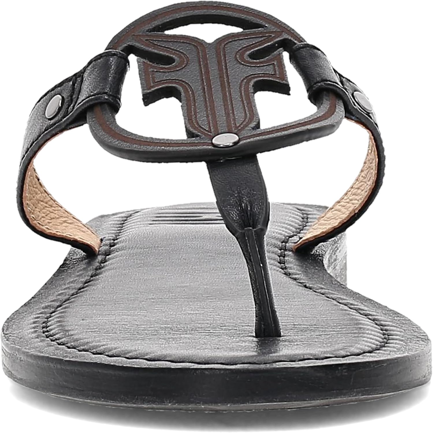 Frye Taylor Logo Sandal - Women's Premium Leather Sandal, Comfortable Slip-On Design, Casual Chic Footwear for Everyday Wear