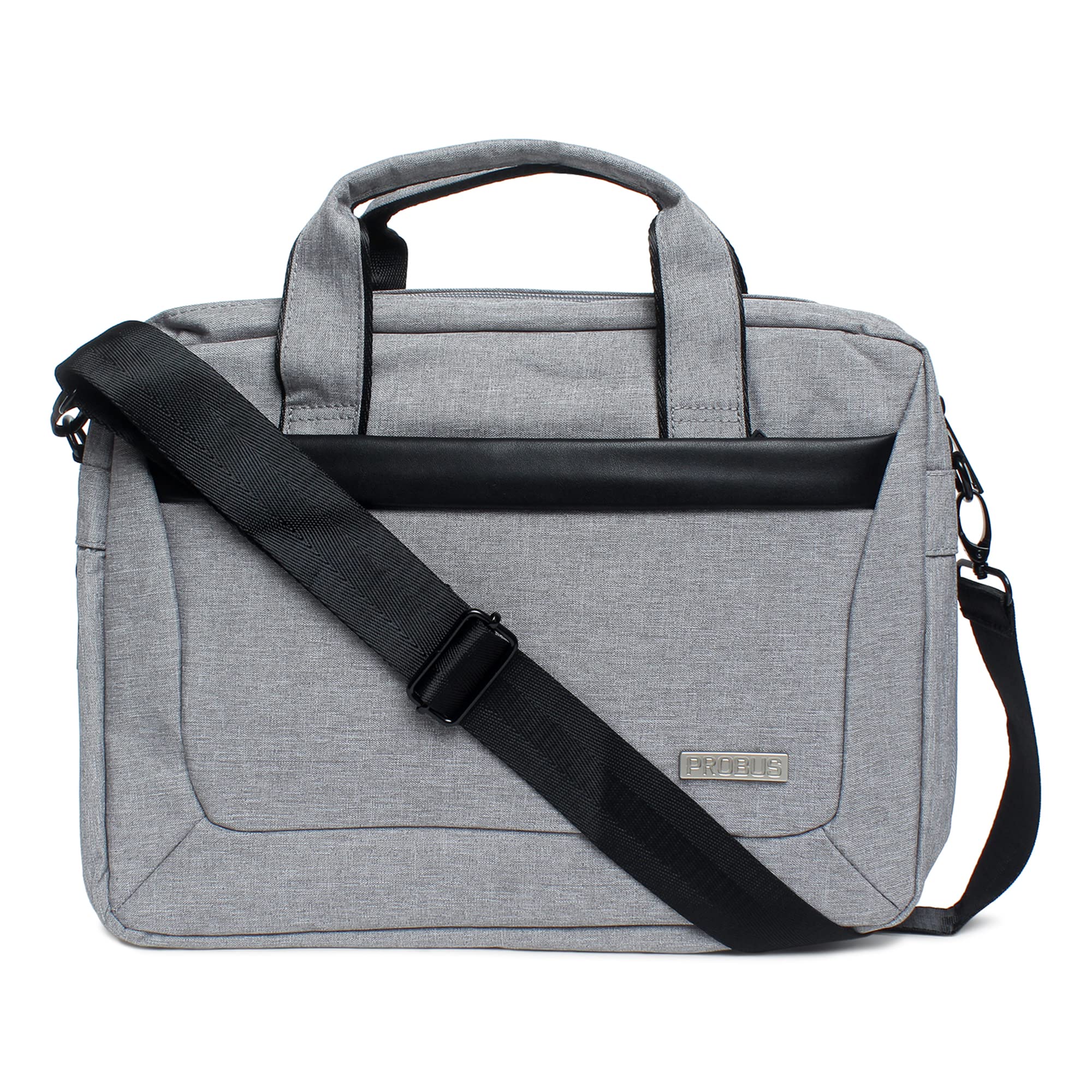 Probus "The Lifestyle 15-15.6 Inch Laptop Bag Briefcase Notebook Messenger Bag Laptop Carrying Handbag Sleeve Case Cover | Grey (B0BF5MV4Y4) Amazon Price History, Amazon Price Tracker