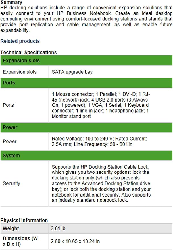 HP 90W Docking Station Black miniatura 4