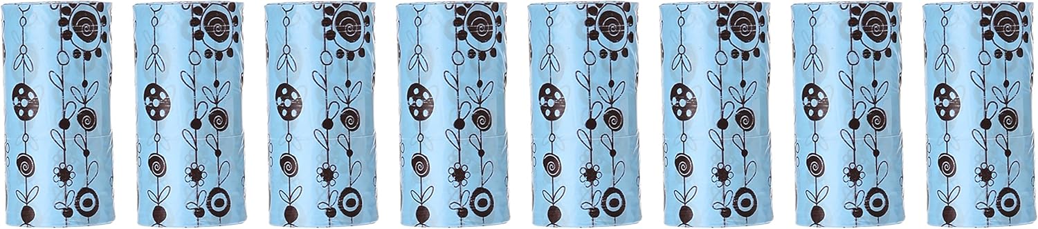 Nandog Flower Chain Waste Bag Replacements (8 Pack), Blue
