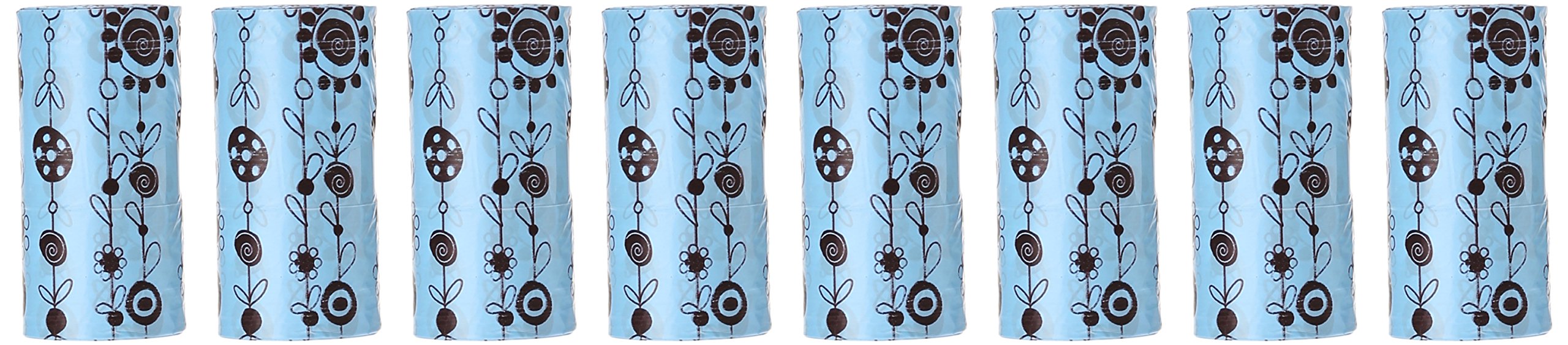 nvmk Ventas Nandog Cadena de Flores Bolsa de residuos reemplazos (8 Unidades), Color Azul