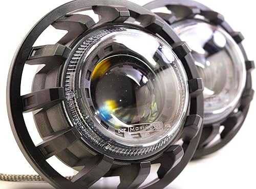 Miniatura 3 de Morimoto Super7 2.0 - Carcasa LED para faros delanteros, compatible con Jeep Wrangler JK, repuesto de carcasa LED completa, sin parpadeo y errores,