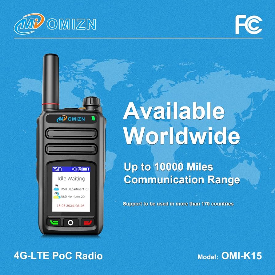 Amazon.com: OMIZN-K15 5G 4G Switching Global Walkie Talkie