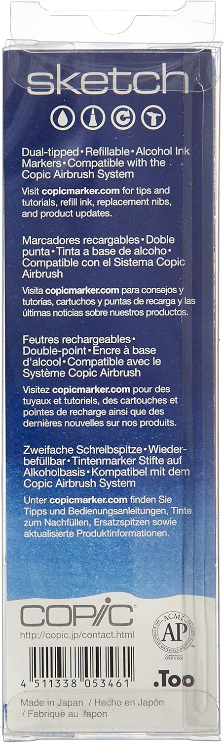 Copic Marker Sketch Blending Trio Markers, SBT 2, 3-Pack (SBT-2)