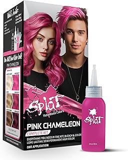 Complete Kit | Hair Dye | Semi-Permanent | Long Lasting | Vegan and Cruelty-Free (Pink Chameleon)