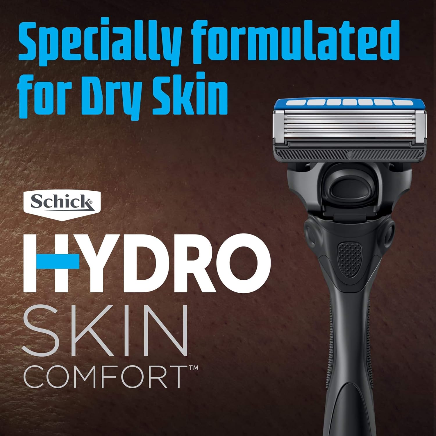 Schick Hydro Dry Skin Razors for Men | 5-Blade Mens Razors for Shaving, 1 Mens Razor Handle with 17 Razor Blades Refills - Image 8