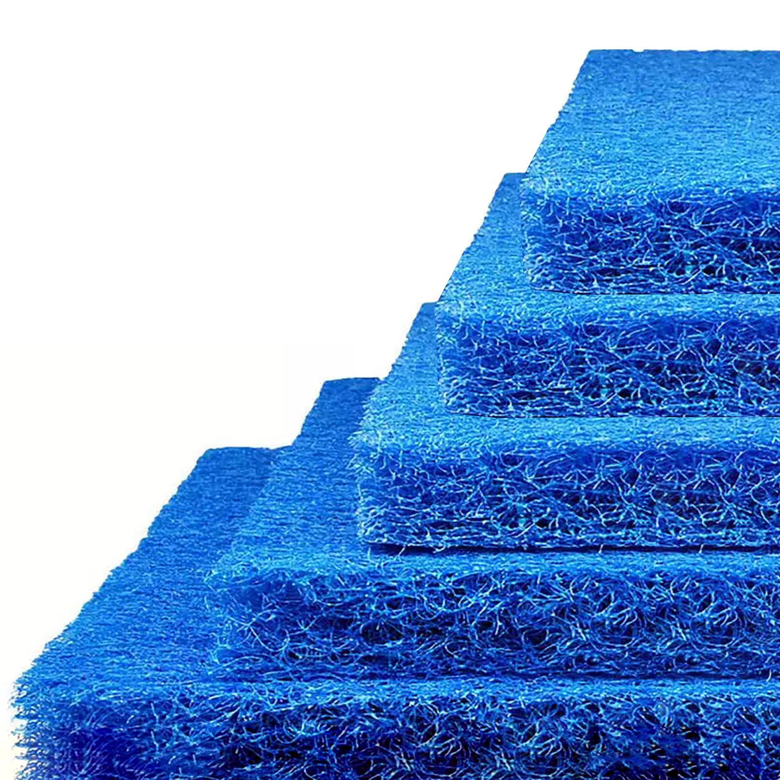 DRISSA Aquarium Bio Sponge Foam Filter Media Pad, Construction For Use In Freshwater & Saltwater Aquariums, 10PPI Sponge Pads, Cut-to-Size(Size:50 x 50 x 4cm*5pcs)