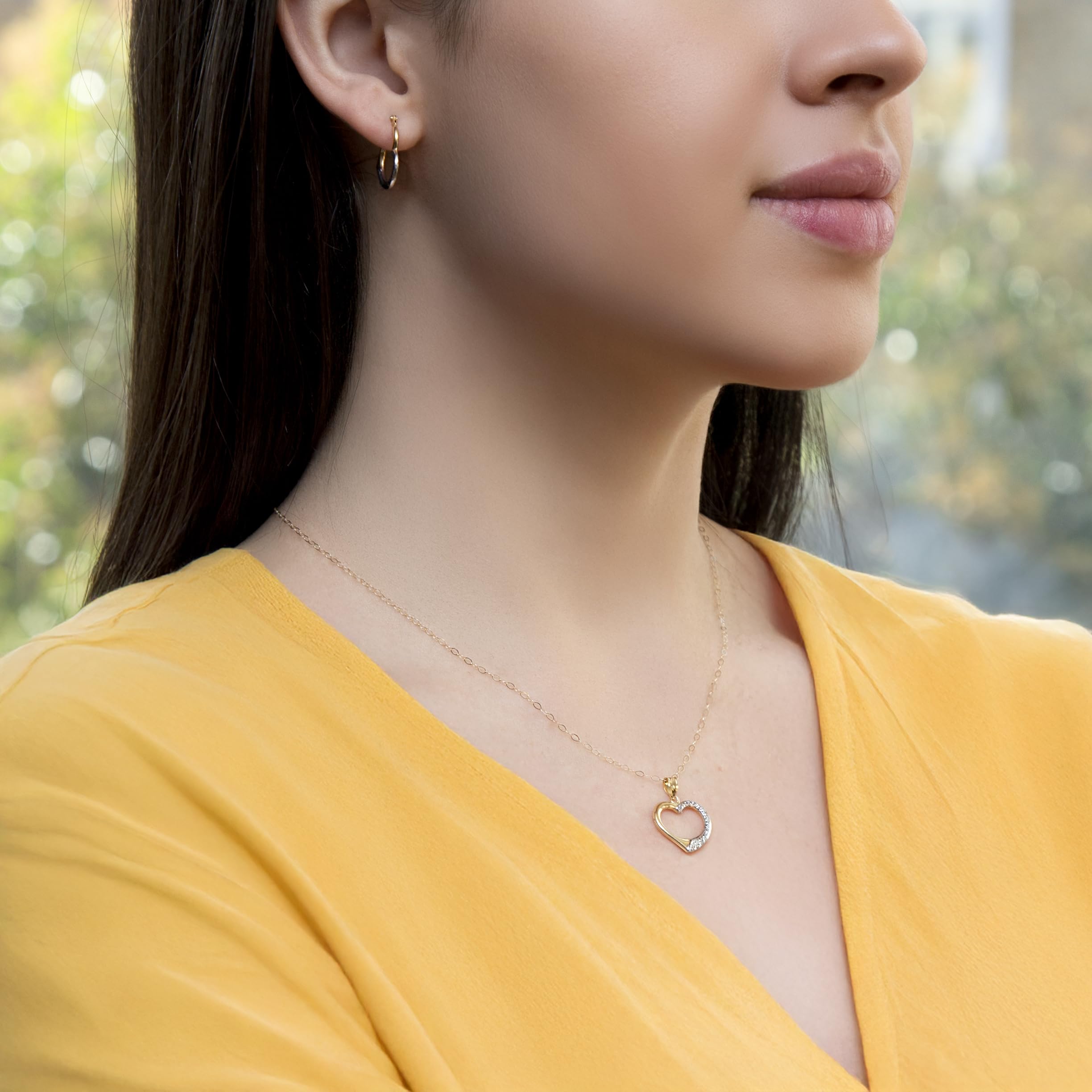 Carissima Gold Damen-Schmuck-Set 9 Karat (375) Gelbgold 46 cm