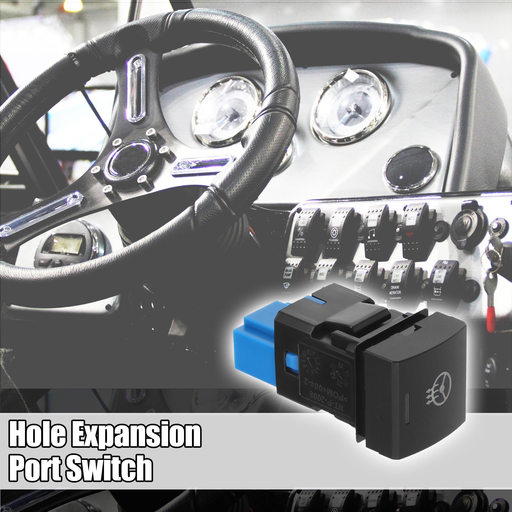 Amazon | X AUTOHAUX Toyotaに対応車用ホール拡張ポートスイッチ