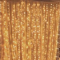 Algopix Similar Product 8 - Twinkle Star 300 LED Window Curtain