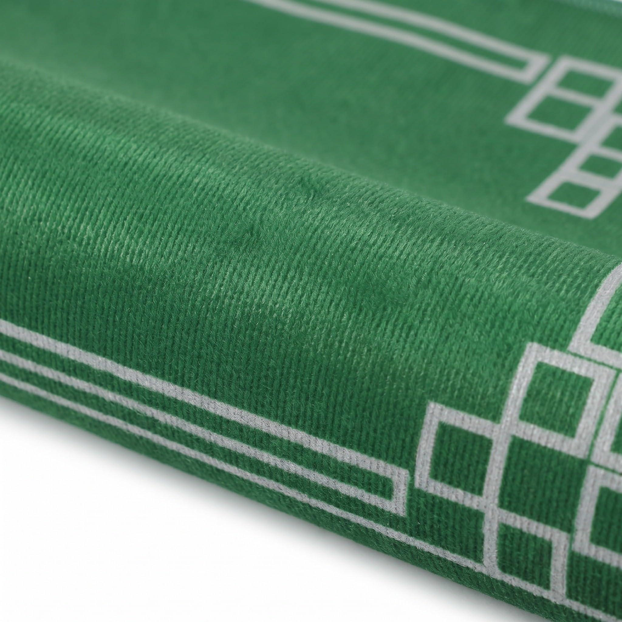 Tapis de Mahjong Carré Antidérapant 2 Pièces, Crystal Velvet pour Table