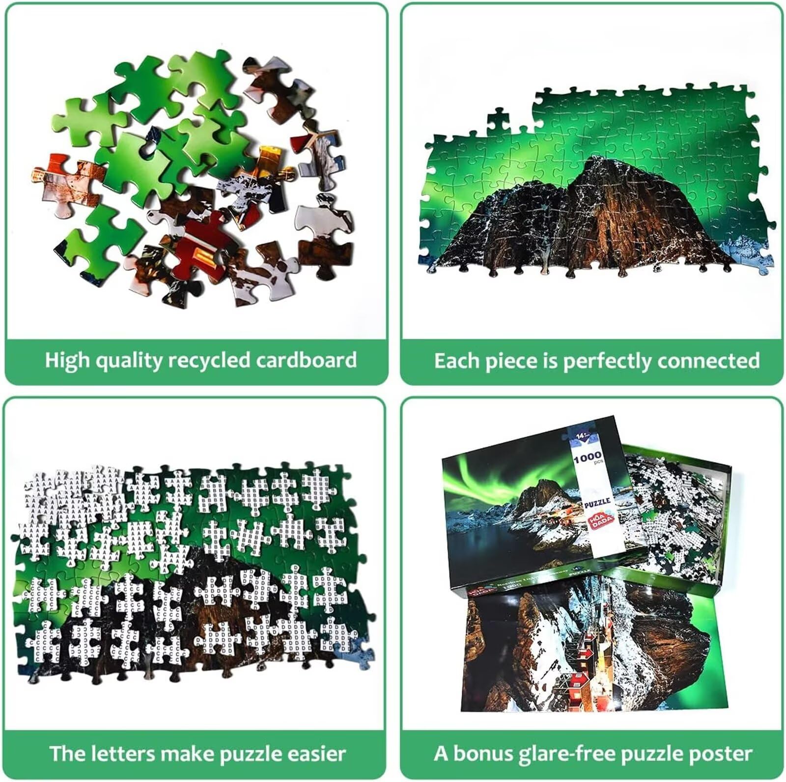 Puzzle 4000 Pezzi per Adulti, Neve Animali Lupo, Rompicapo Classico per Passatempo e Relax, Splendida Decorazione per Pareti e Idea Regalo