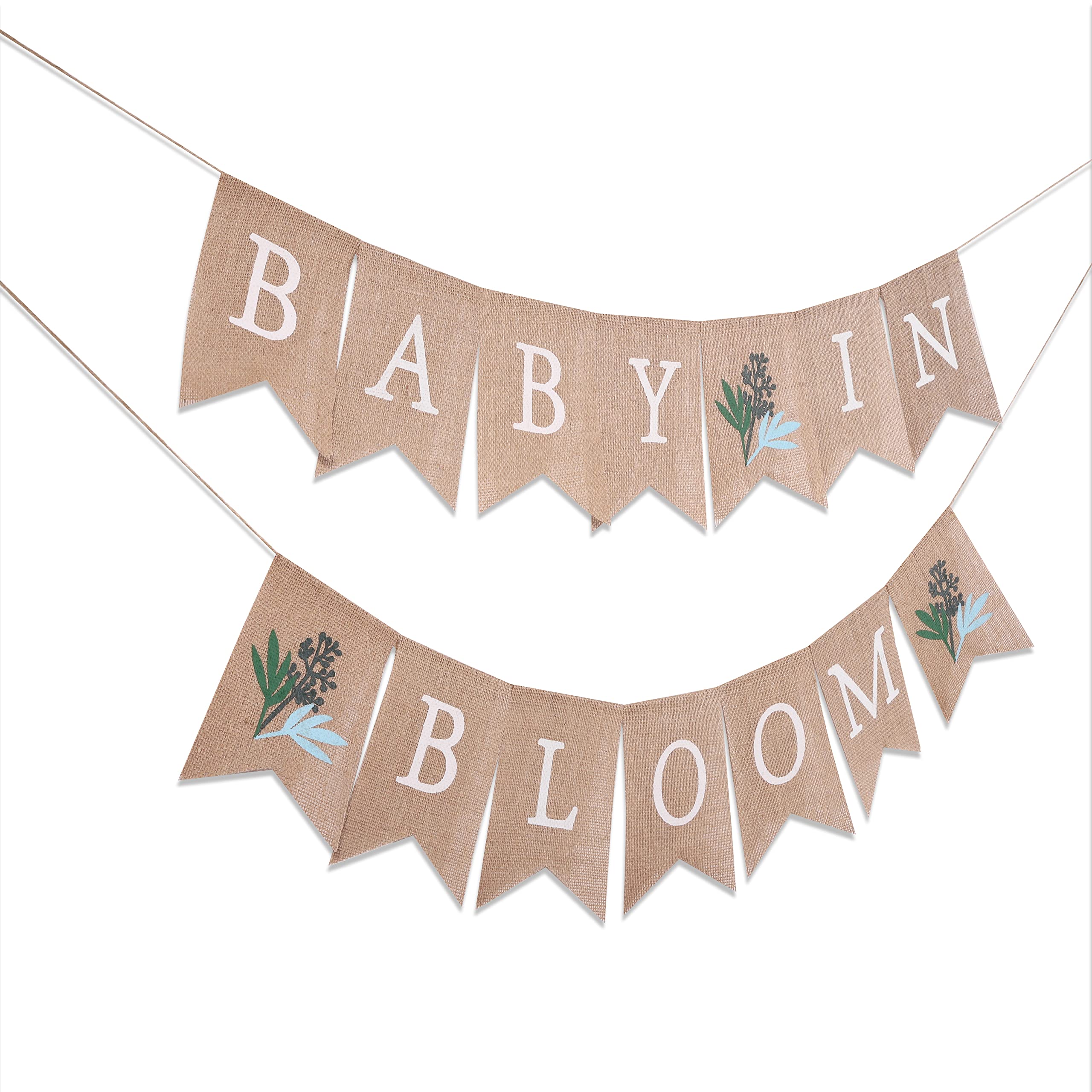 Koliphy Ghirlanda Welcome Baby, Welcome Baby Decorazioni Striscione per Baby Shower, Festa in Casa, Baby Doccia, Deco di Compleanno per Bambini(Blu