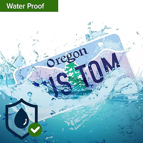 Miniatura 8 de Mini matrícula, placas personalizadas, personalizadas para automóvil, bicicletas, cuatrimoto, automóvil de niños, carrito de golf, Jeep, 2 x 4