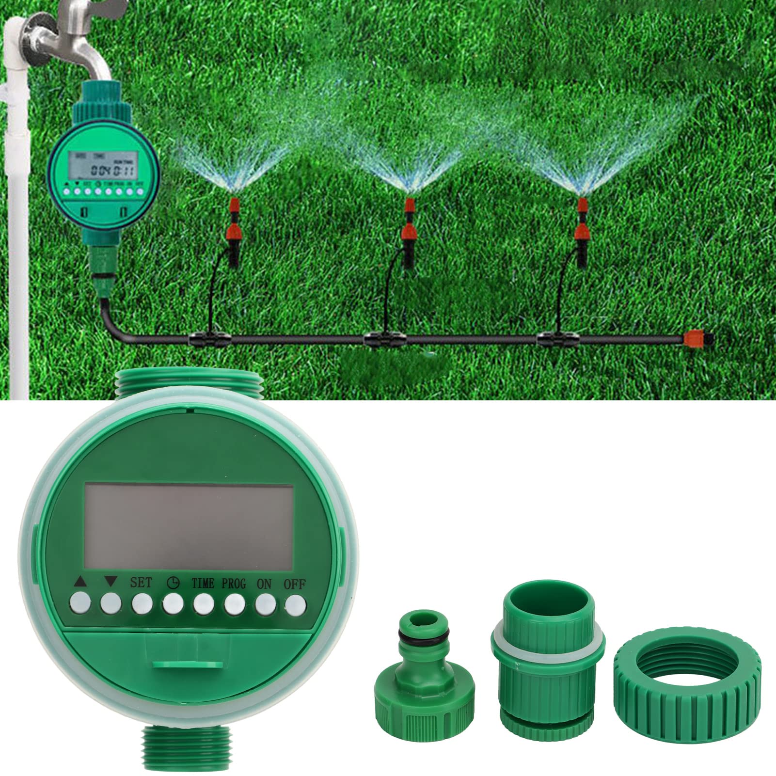Leapiture Programmable Watering Timer Auto Sprinkler Timer Outdoor Irrigation Controller with Filter for Yard Garden Lawn