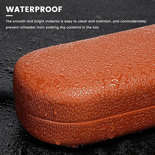 Miniatura 97 de molshine Estuche rígido de cuero para lentes de sol, funda clásica para gafas grandes para mujeres y hombres,Gafas de sol