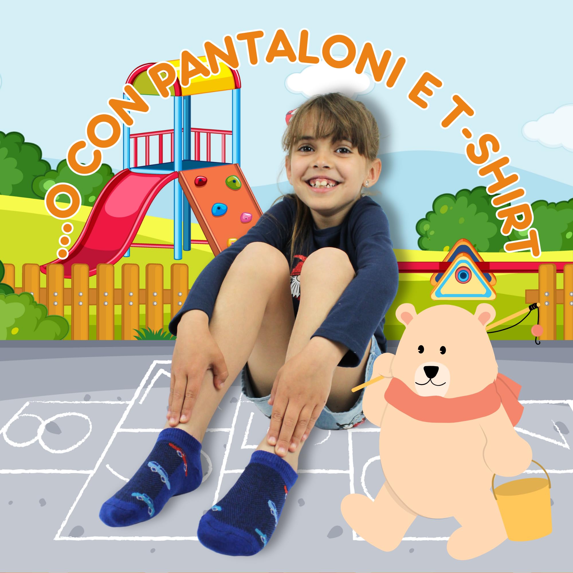 12 Paia Calzini Corti bambini Unisex | Calzini Corti Bambina | Calzini Corti Bambino | Calzini Bambina | Calzini Bambino