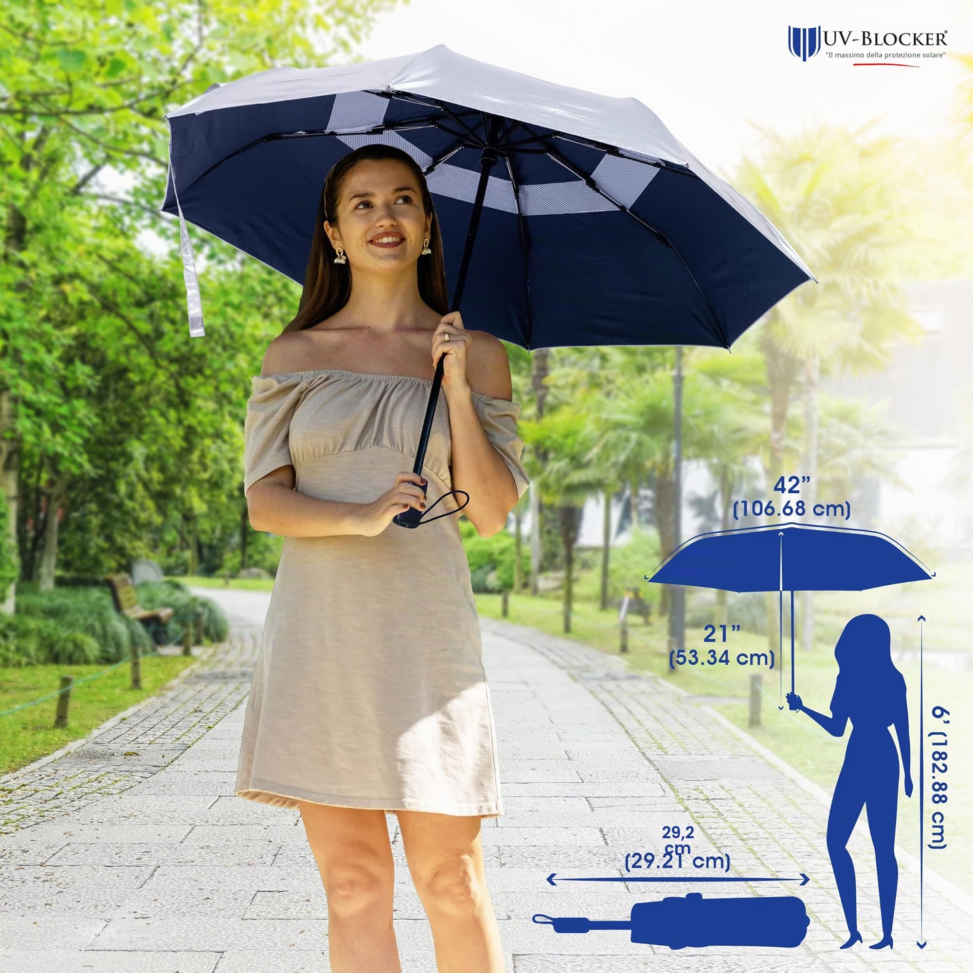 UV-Blocker UV Sun Protection Umbrella Folding UV Umbrella