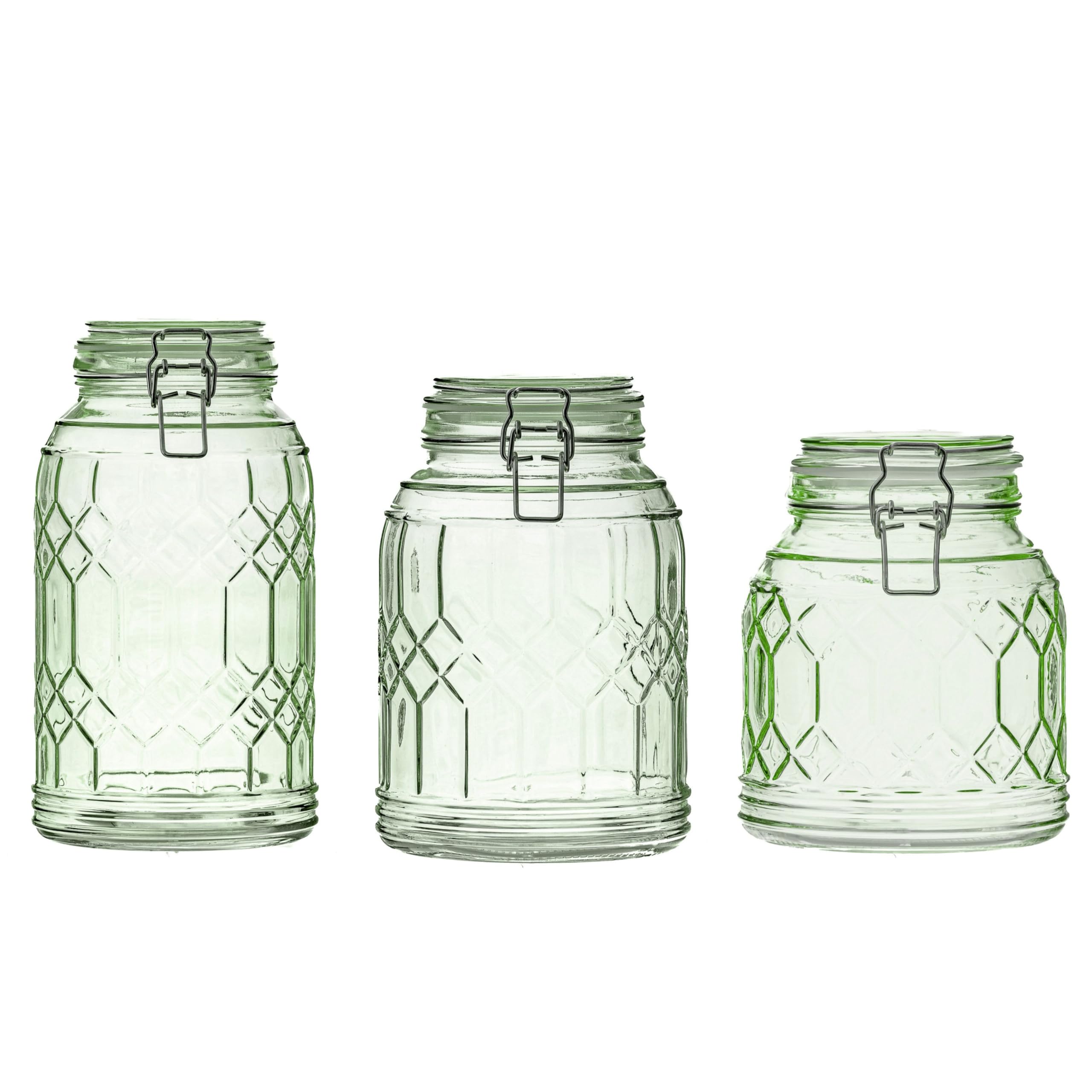 10 Strawberry Street Sage Green / 3 Piece Set / 44.0 fluid_ounces Food Jars & Canisters