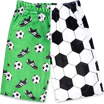 Amazon.com: iscream Big Boys Fun Print Silky Soft Plush Shorts - Play