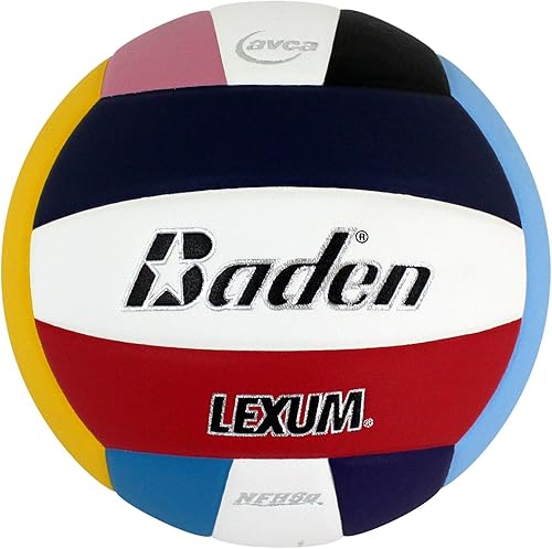 Miniatura 48 de Baden - Lexum - Microfibra compuesta de alta calidad | Balón de voleibol oficial para interiores de la escuela secundaria | 13U a 18U | Tamaño