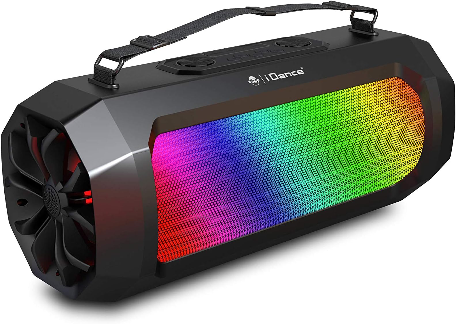 iDance Cyclone 1000 100W Portable Stereo Speaker Black – Portable Speakers (4 Ways, 1 inch, 13.3 cm, 100 W, Wireless and Wired, MicroUSB)