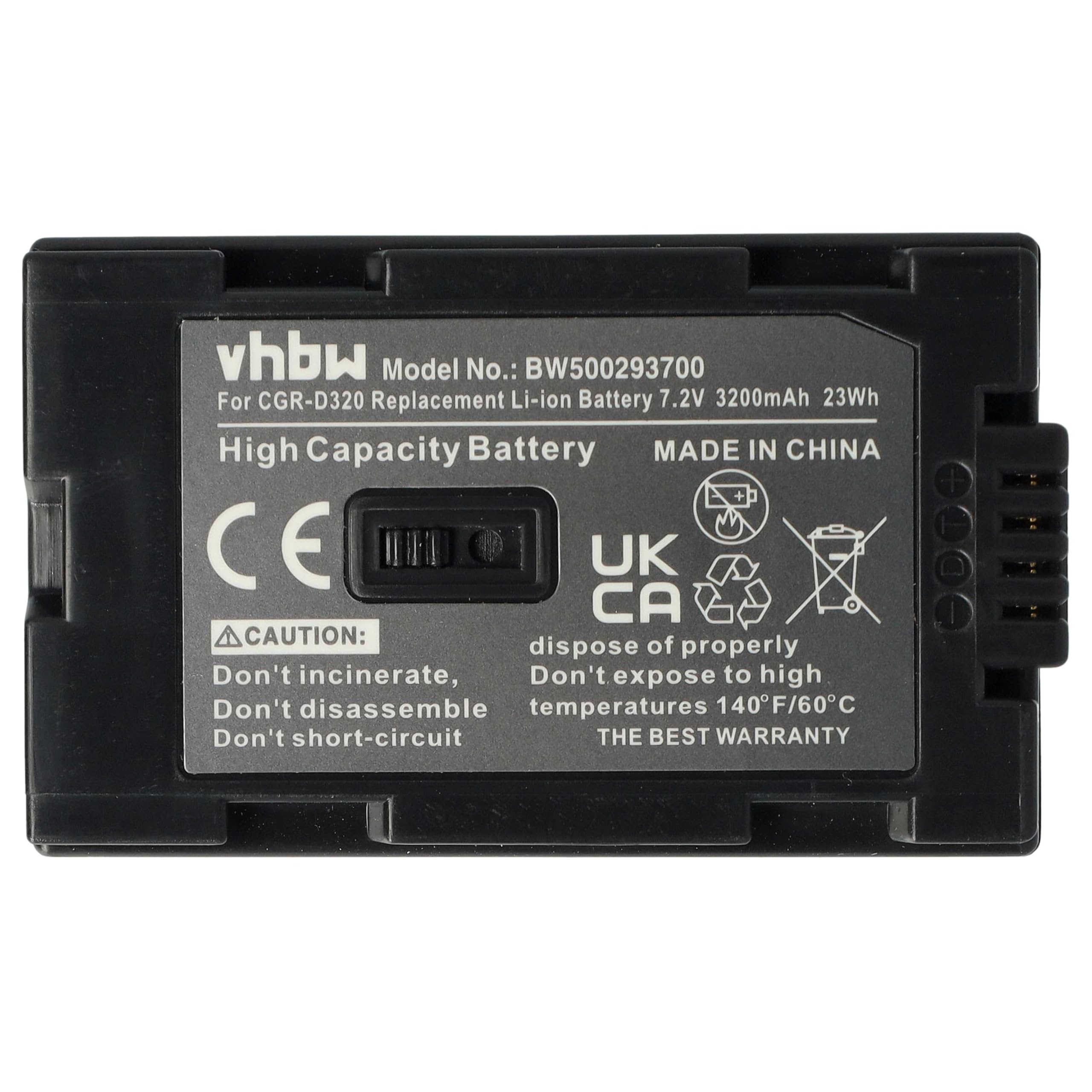 Batterie Remplace Grundig BP-9, BP-8, BP-10 Pour Caméscope Grundig- 3200mAh 7,2V Li-ion | 500293700