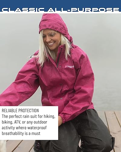 Miniatura 19 de FROGG TOGGS Traje de lluvia clásico multiusos de 3 capas impermeable transpirable para mujer