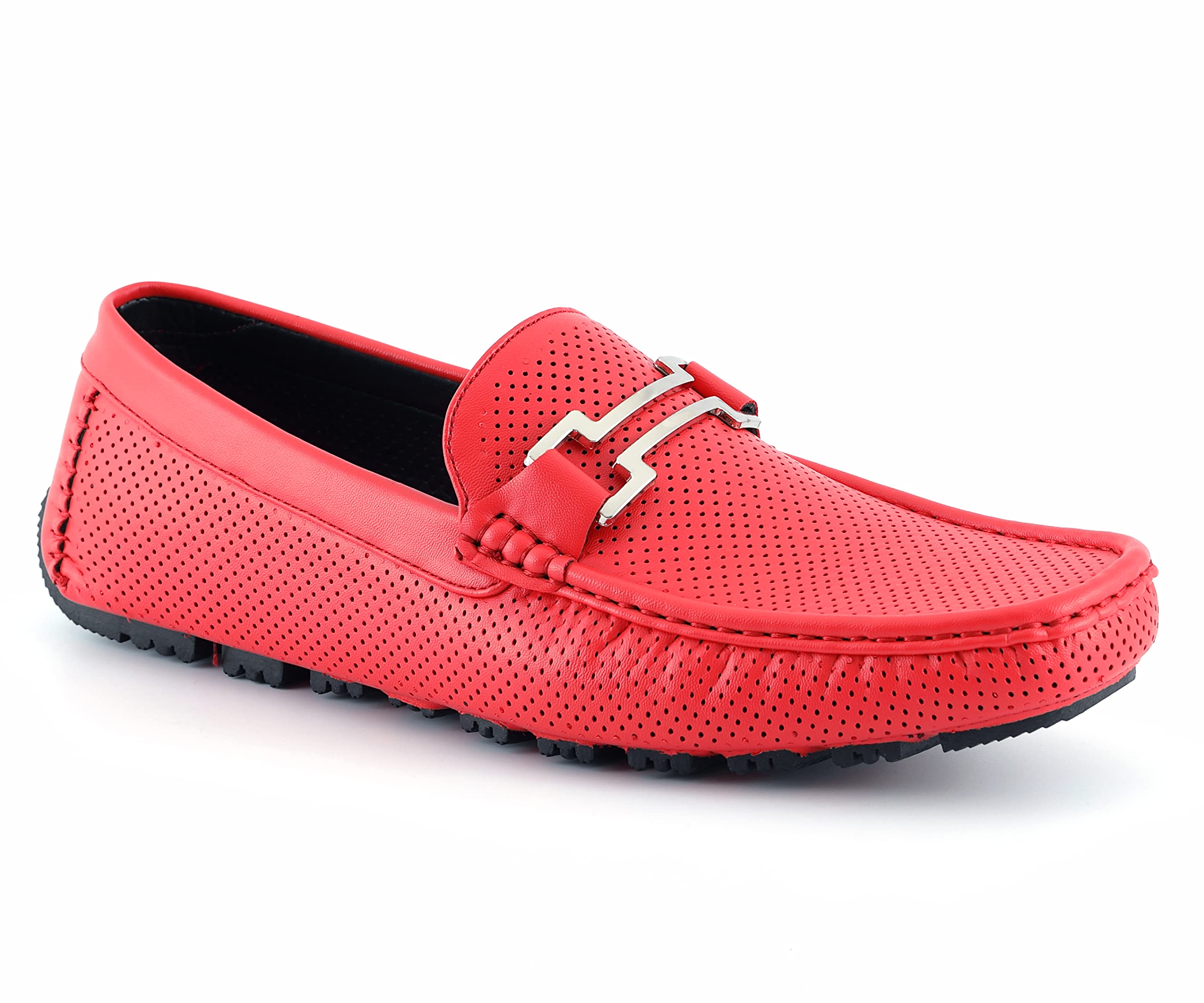 Amali Slip-On Loafer Matching Color Bit, Comfortable Driving Moccasins Shoes for Men
