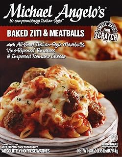 MICHAEL ANGELOS FROZEN ZITI AND MEATBALLS ENTREE BEEF AND CHEESE 28 OZ - 0037363984081