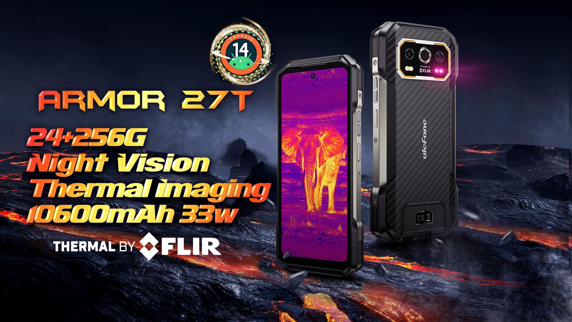 【新品未開封】Ulefone Armor 27T 4Gサーマルイメージングスマホ Ulefone Armor 27T 4G Rugged Phone Unlocked, Thermal Imaging Camera