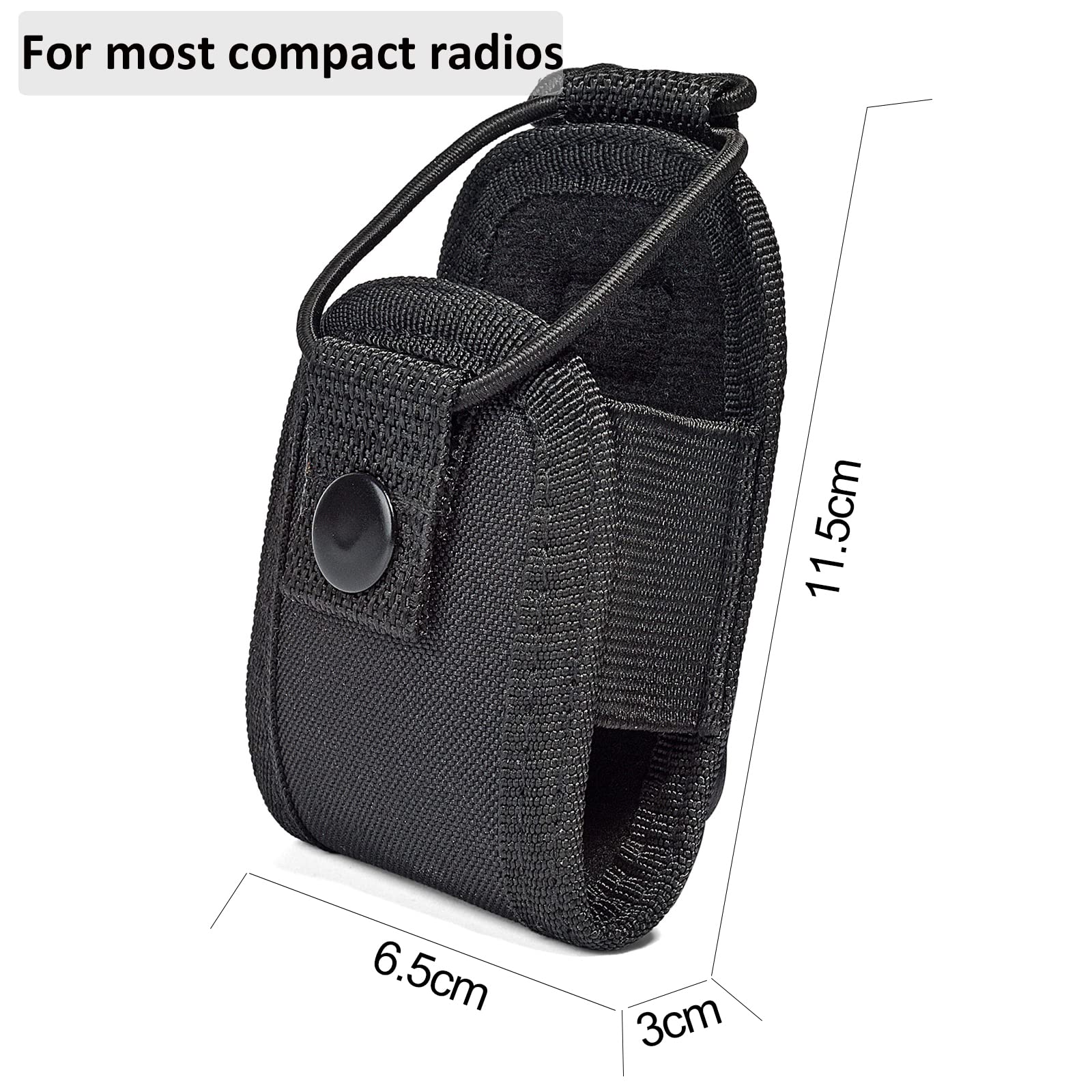 Kunn Universele Dubbele Radio Schouderharnas Holster, Tweeweg Walkie Talkie Houder Voor Motorola,Baofeng, Geen Borstband  200000297