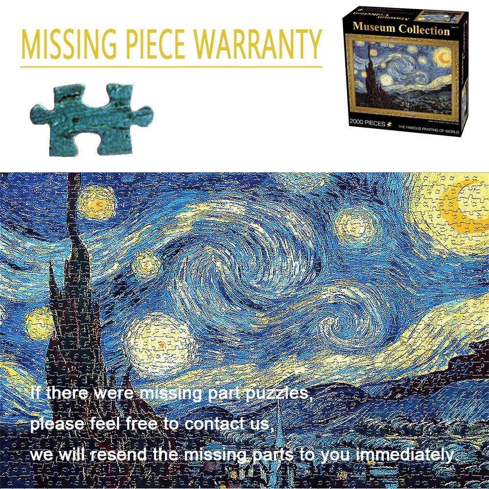 Puzzle da 2000 pezzi, 70 x 100 cm, spessore 2 mm, per adulti e bambini, 14 +