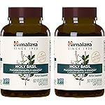 Himalaya Holy Basil, 60 Day Supply - Herbal Adrenal Support for Stress Relief, Relaxation, Energy Support and Occasional Sleeplessness - Vegan, Non-GMO, Gluten Free, 720 mg, 60 Capsules, Pack of 2