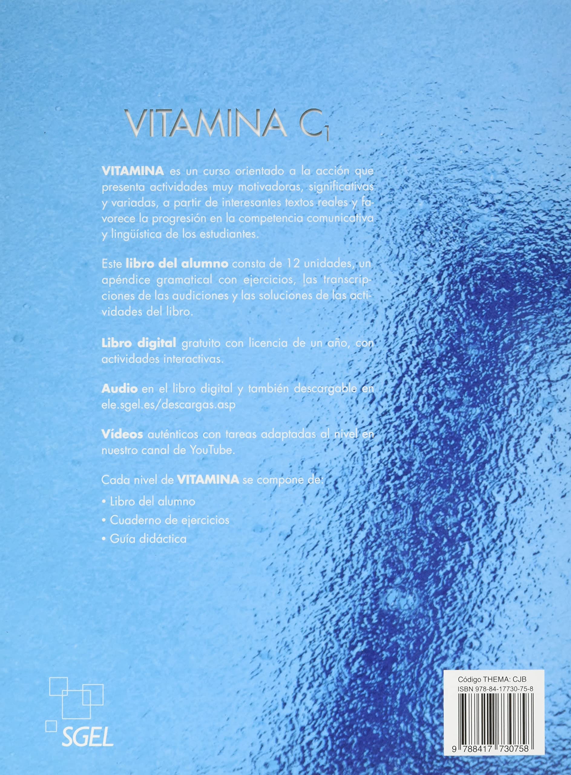 Vitamina C1 Podręcznik + wersja cyfrowa: Libro del alumno + audio descargable + licencia digital (C1) 2021 ed.